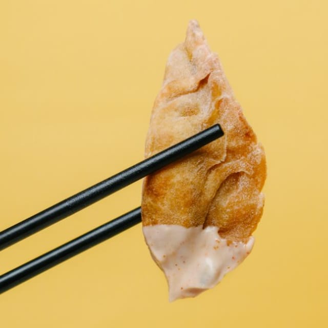 Philly Cheesesteak Dumpling.