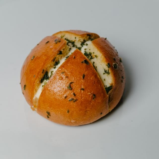 Garlic Cream Brioche Bun.